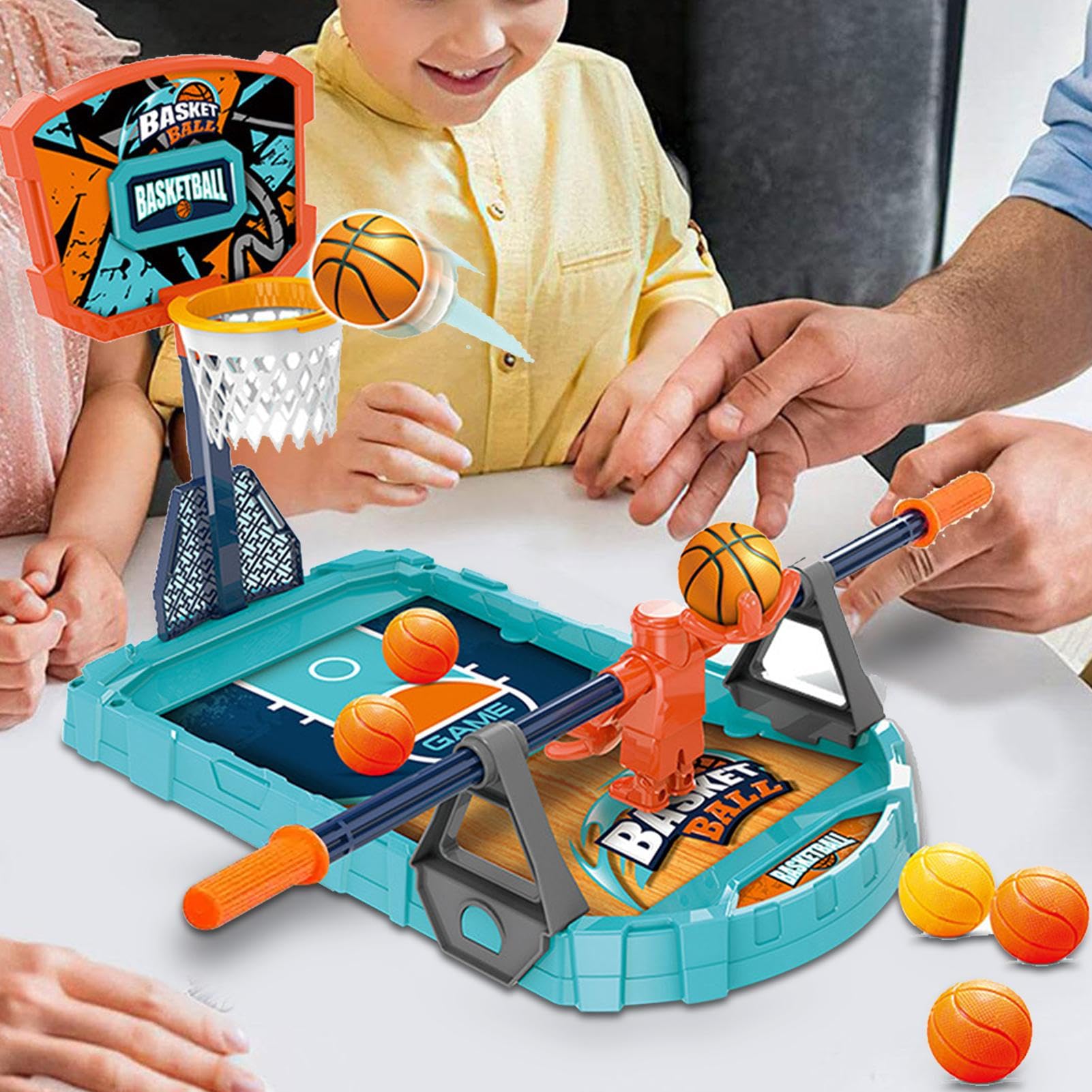 Amazon.co.jp: ミニバスケットボール ボードゲーム 卓上おもちゃ